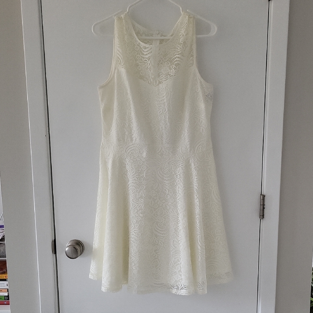Elegant Lace Sleeveless Dress